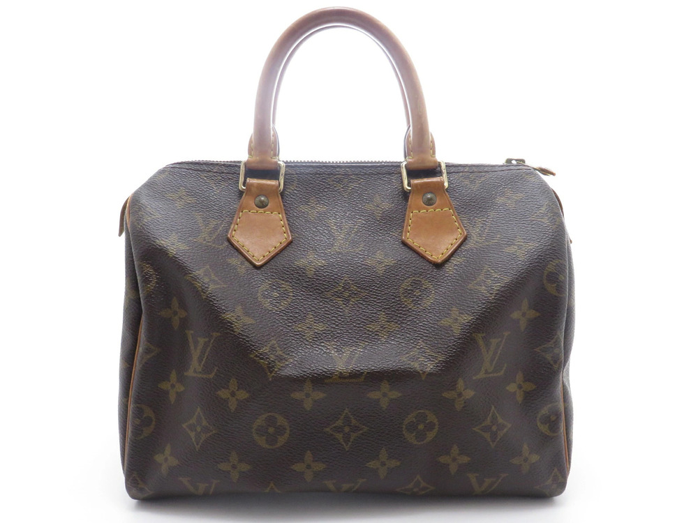 Louis Vuitton Speedy Monogram Leather Brown